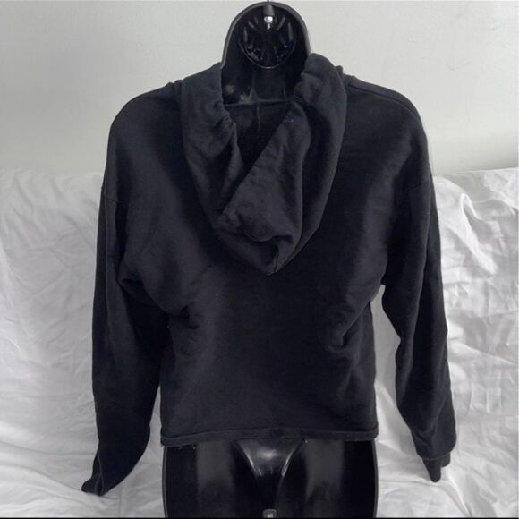 Bobby Tarantino Logic Women's Terry Lined Cropped Pullover Hoodie Sweater - Picture 3 of 10